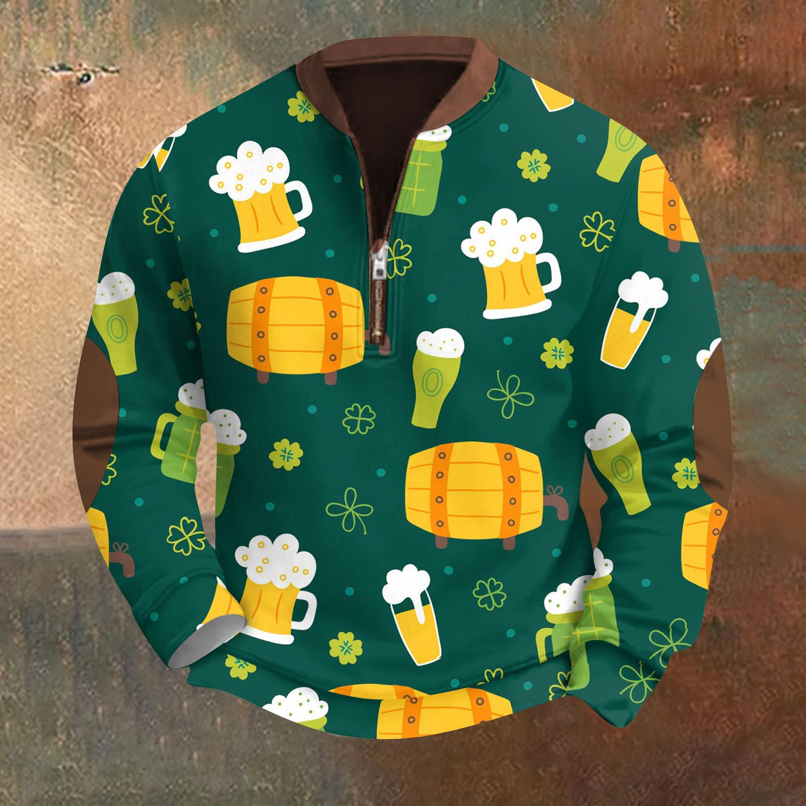 

Мужская повседневная толстовка в стиле ретро с градиентным принтом M