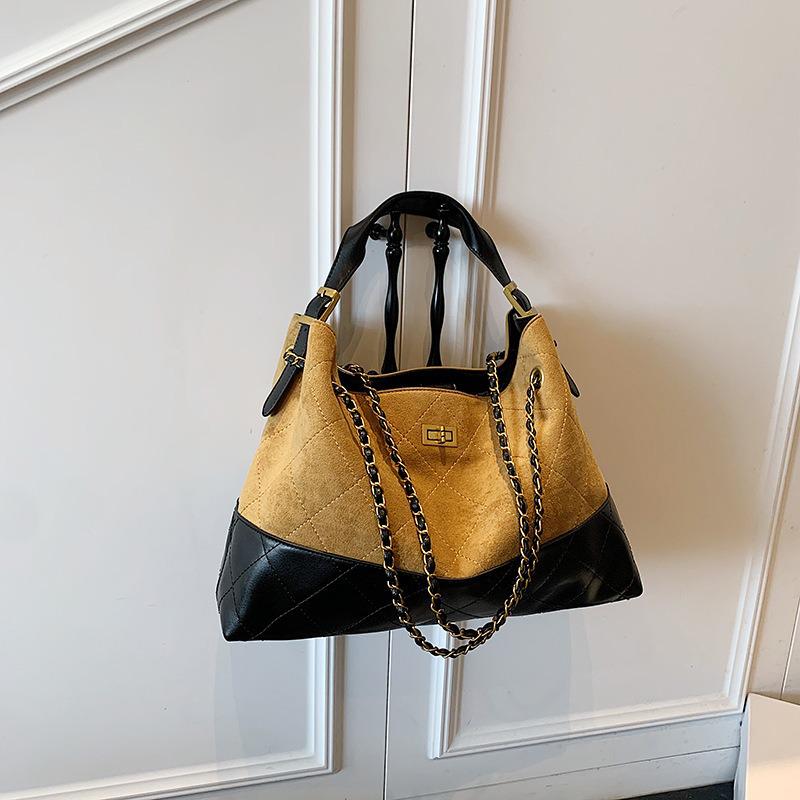 2025 Women's Luxury Deerskin Diamond Chain Crossbody Tote Bag