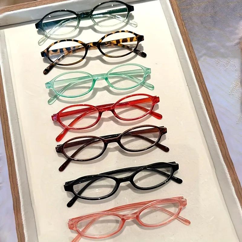 1pc Vintage Inspired Glasses for Women Anti-Blue Light Fashionable Small Frame Trendy Y2K Style Ideal for Commuting Everyday Use