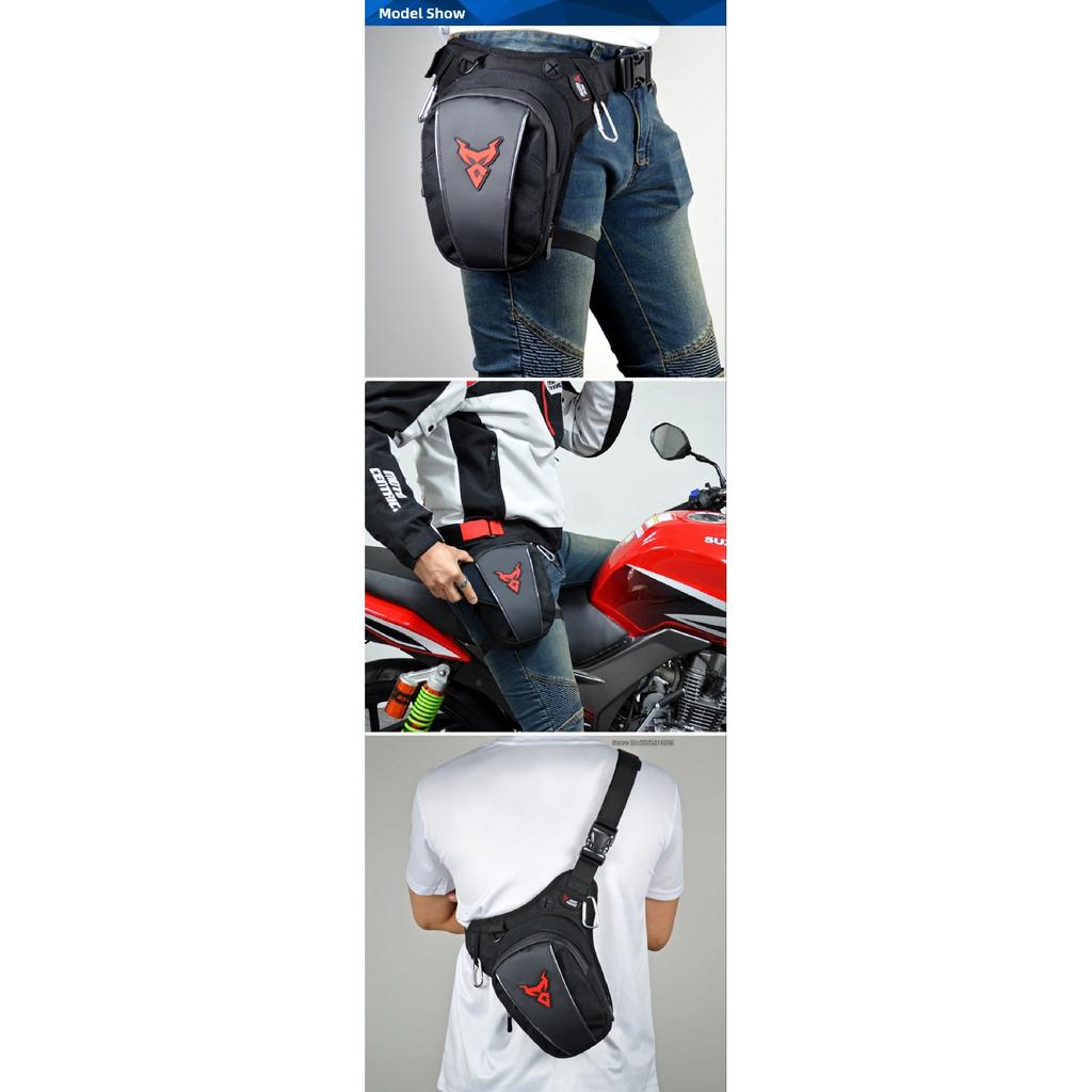 MOTOCENTRIC Accessories New Motorcycle Leg Riding Equipment Shoulder Moto Multi-Function Drop Hip Outdoor Waist Motorbike Bag