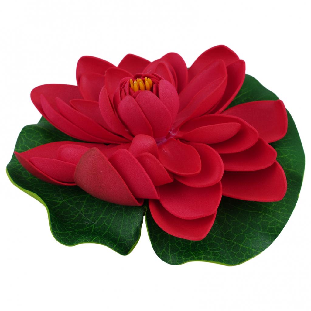 18cm Wasserlilie DIY Heim Outdoor Deko Lotusblume