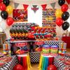 Lightning McQueen Mașini Petrecere de Zi Decorare Veselă Set Farfurie de Hârtie Pahar Șervețel Față de Masă Ștampile Jucării Accesorii Petrecere Copii