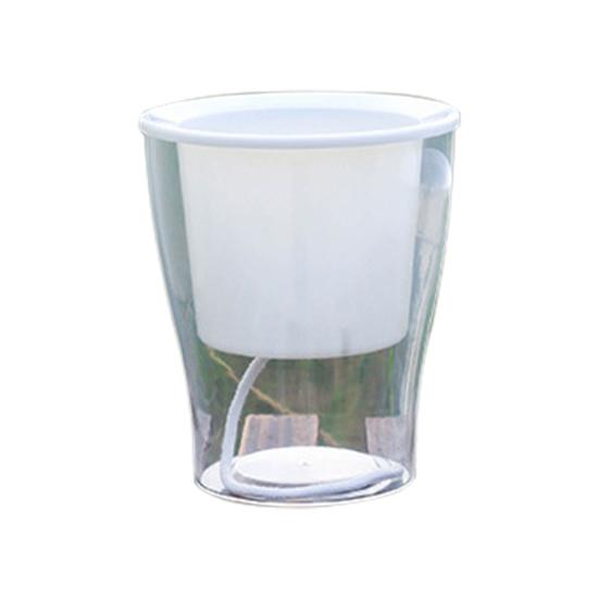 Samozavlažovací hydroponický květináč pro domácí použití z ABS, odolný vůči teplotě