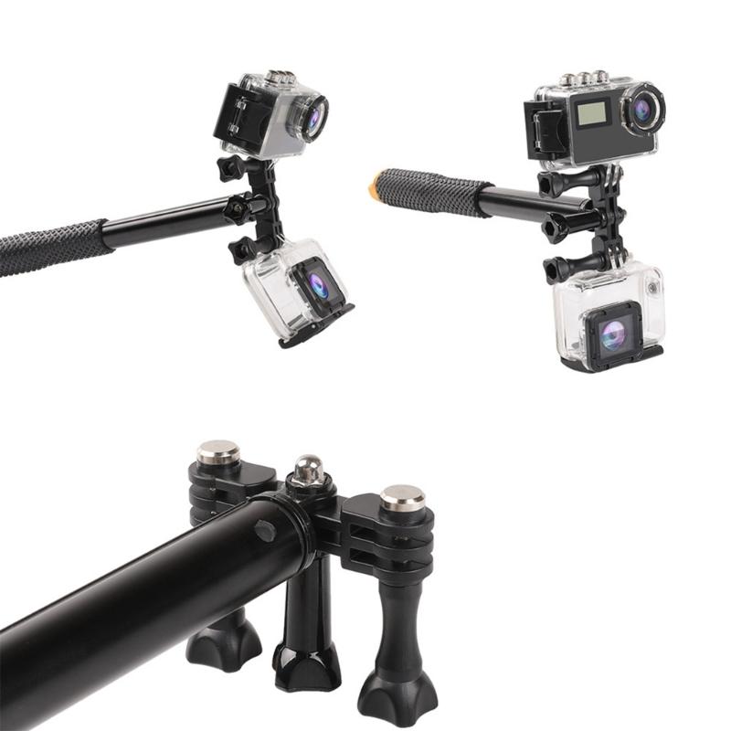 High Strength Double Mount Twin Adapter For 360 X2 X3 Action Camera Mount Adapter Support Photography Accessories