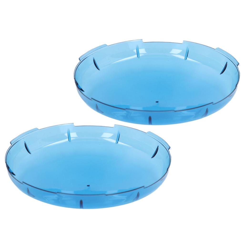 2Pcs 19cm Pool Lamp Lens Cover Swimming Pond Light Blue Transparent Lid for HAYWARD AMERILITE