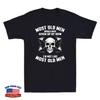 Skull Weight Lifting Most Old Men Would Have Give Up Buy Now Retro Men's T-Shirt