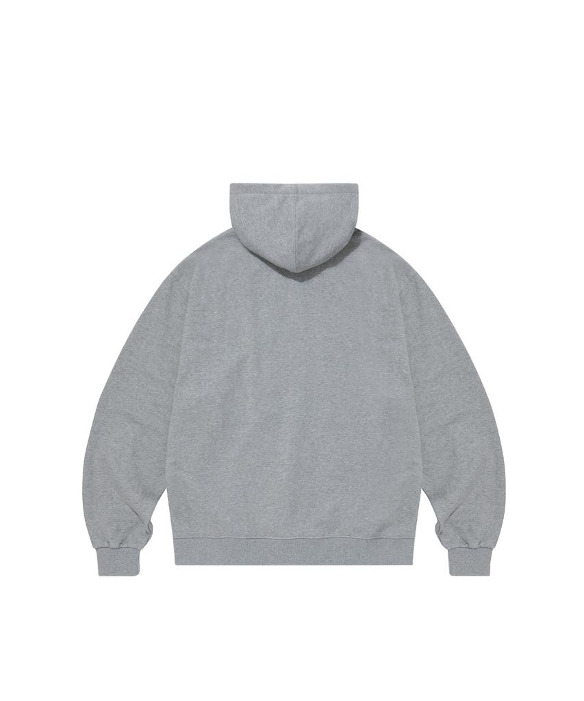 Wooalong Signature Hood Zip-Up - Gray