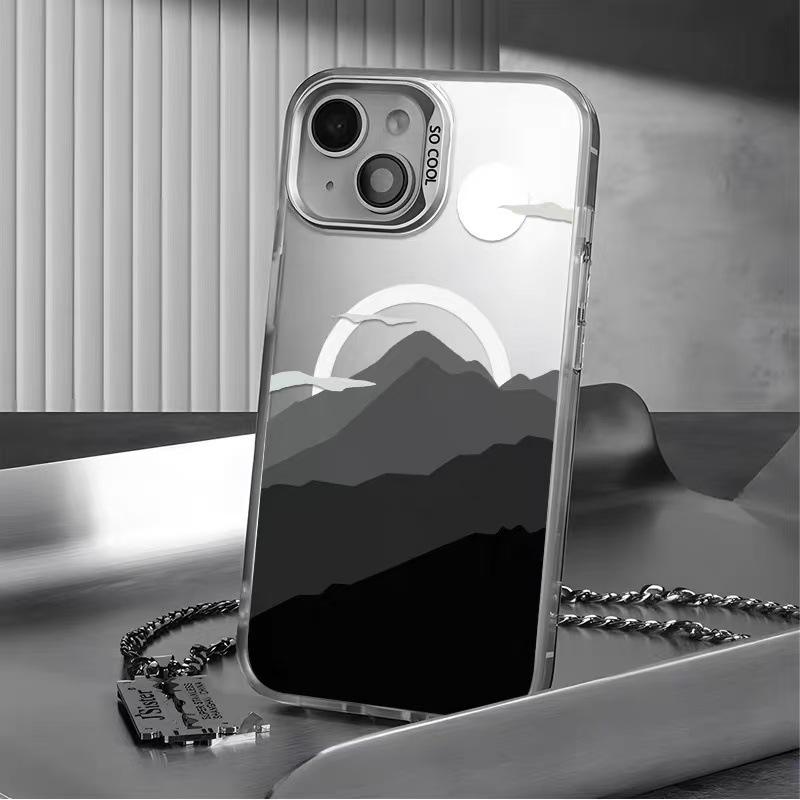 The new mountain moon is suitable for iphone17 mobile phone case Apple 15promax/1413pro16 Europe and America