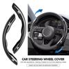 VFHJQ1 Half Pack Car Steering Wheel Non-slip Cover Auto Protector For VW Golf Jetta Passat Mk4 Mk5 Mk6 CC B5 B6 B7 Golf 4