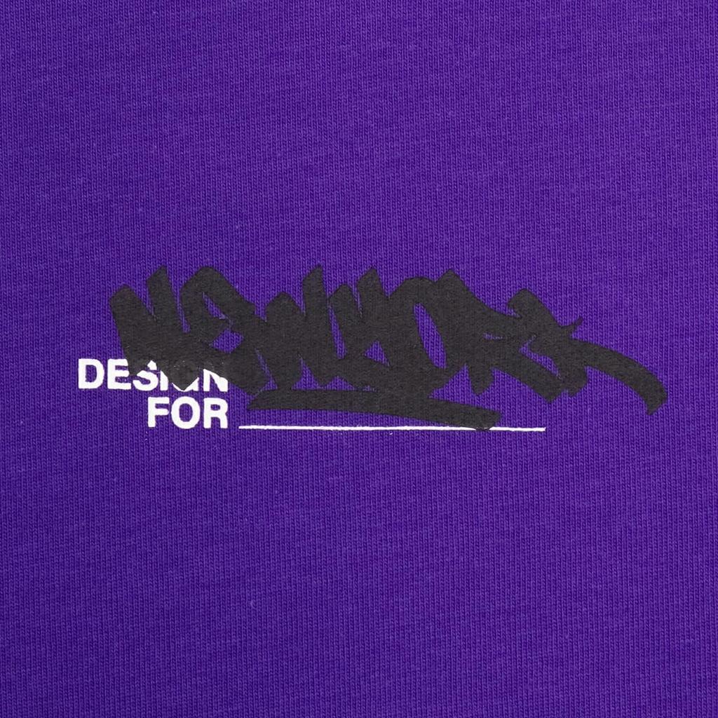 New Era Short Sleeve Oversized Cotton Size 24 True Exclusive to and Stylish Perfect for Travel T-Shirt, S/S Tee, (14683883, NER35A8863), Purple/Black,