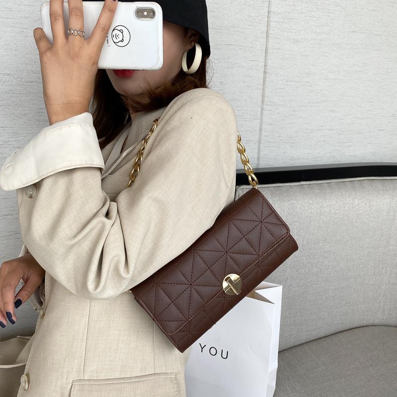 Trendy Women's Small Bag 2020 New Trendy Fashion Versatile Ins Chain Shoulder Internet Celebrity French Armpit Bag