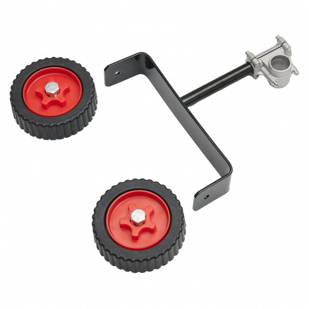 12,3 cm / 4,8 Zoll Stützräder 1 Satz Metall + Kunststoff
