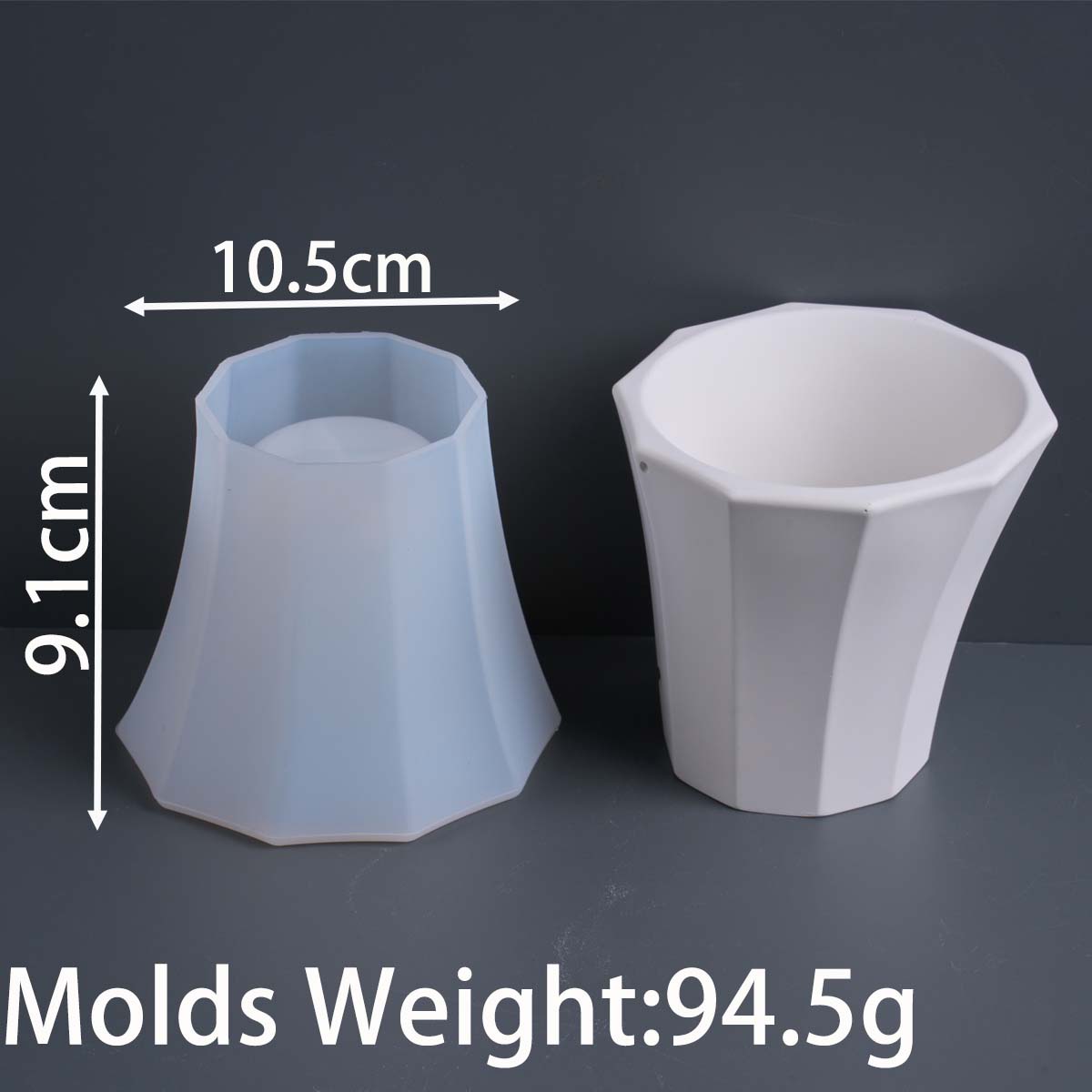 

DIY Flower Pot Concrete Silicone Mold Gypsum Cement Round Candle Cup Holder Mould Storage Jar Gypsum Molds Resin Crafts Casting