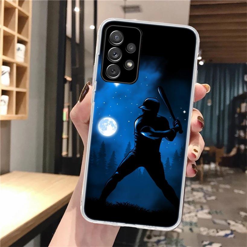 Baseball Sport Silicon Phone Case For Samsung Galaxy Note 20 Ultra 9 8 10 Pro S10 Lite S9 Plus S8 + S7 Edge Cover Funda Samsung Note 8