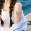 Girl Colorful Butterfly Tattoo Sticker Niche Tattoo Semi Permanent COD Sticker Tattoo Sticker F9F6