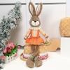 Long Legged Easter Bunny Ornament Pastoral Style Rabbit Decor  Home Decoration
