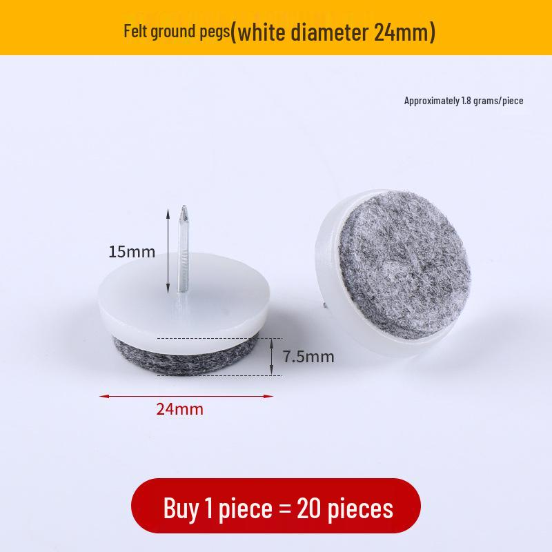 Moisture-Proof Felt Furniture Leg Pads for Tables and Chairs