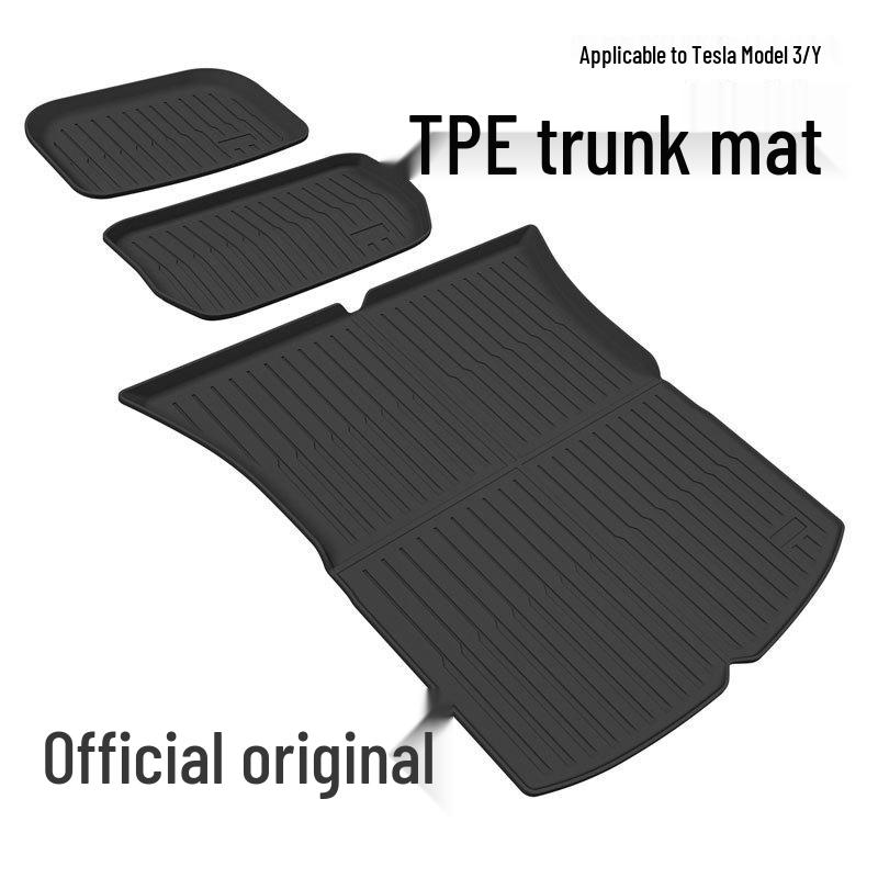 TPE Front Trunk Mat & Rear Backrest Pad for Tesla Model Y