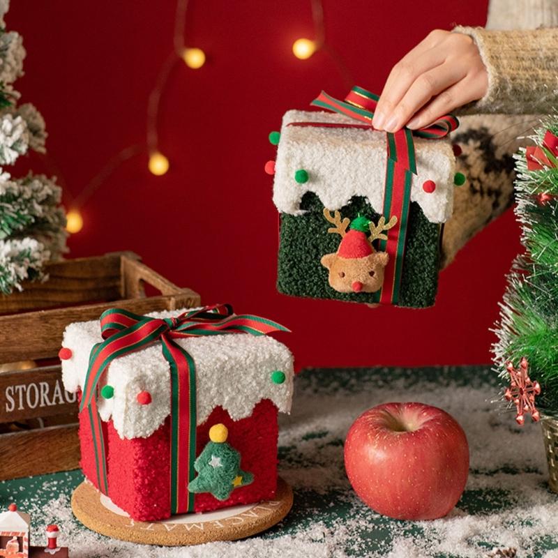 User Friendly Holiday Storage Box Craft Set Featuring Cardstock Base And Soft Lambswool Accent