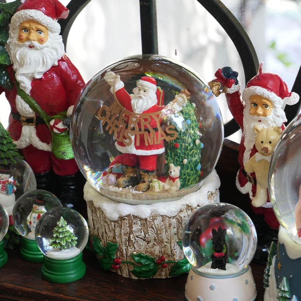 Snow Globe Christmas Dalton Snow Globe Garland Greetings Santa