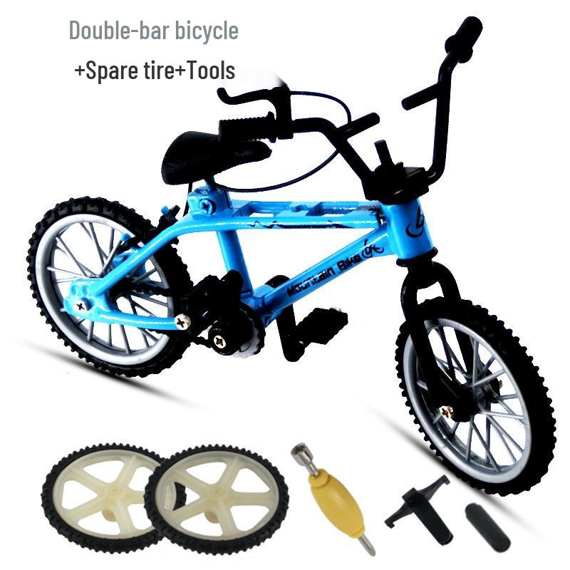 Mini Alloy Finger Bicycle Toy - Creative Desktop Simulation Game