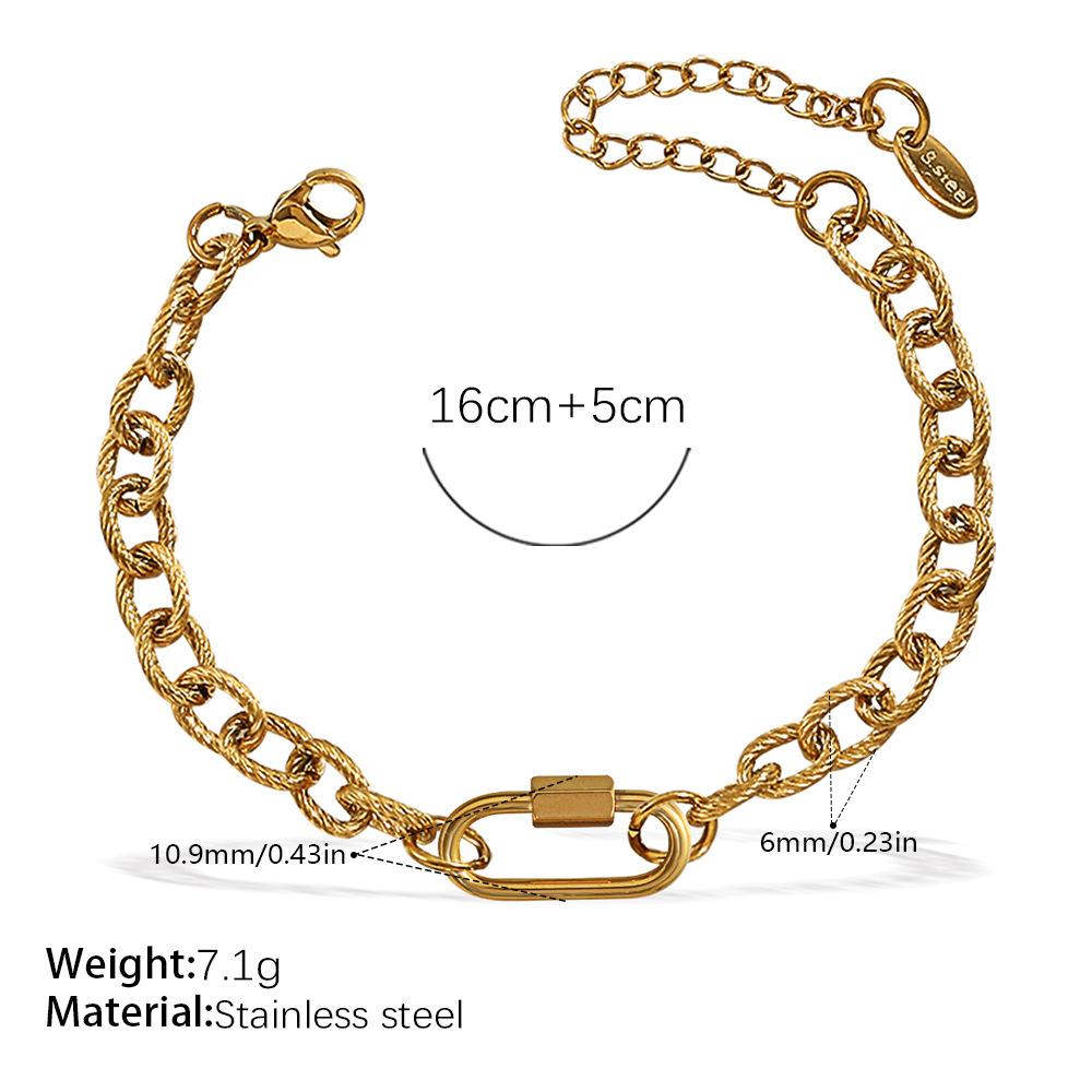 Japan And South Korea Fashion Niche Bracelet Necklace Women'S Personality Design Versatile Jewelry Does Not Fade Popular Trend