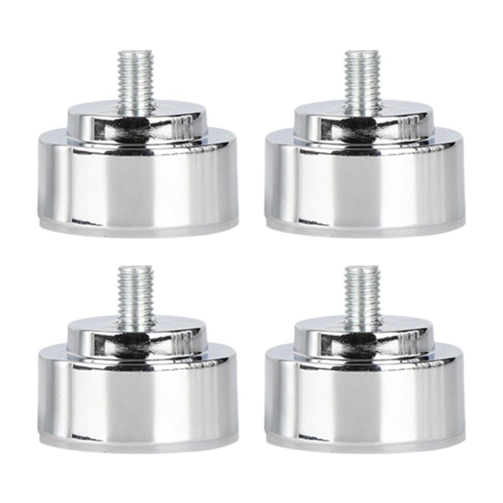 4x Sofa Legs Alloy Adjustable Heavy Duty Table Feet M10 Metal Furniture Legs for Bathroom Dining Table Wardrobes Couch Sofas