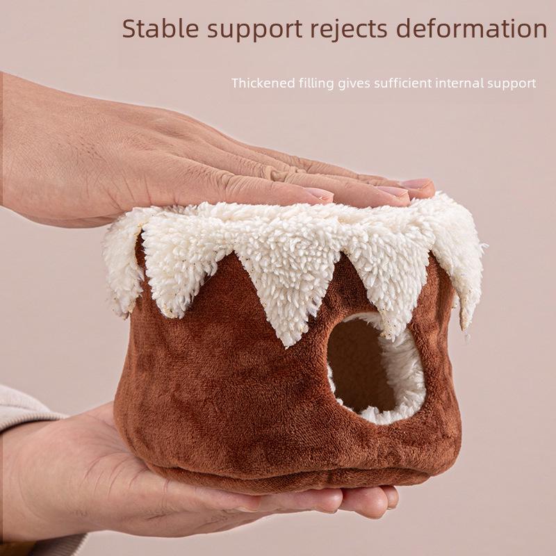 Cozy Winter Cotton Nest for Small Pets: Hamsters, Birds, and Sugar Gliders