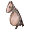 Prada Monogram Refined Details Acetate Oval Sunglasses Women's Transparent Clay