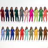 Stretchy Nurse Uniforms V-neck Top Jogger Pants Scrub Sets Surgical Workwear Dentist Nursing Suit Hospital Doctor Outfit S21
