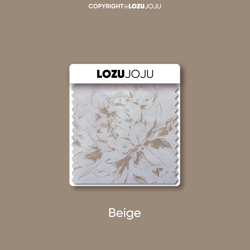 

1 шт. штор LOZUJOJU в французском ретро-стиле с цветочным принтом, 100% полностью светонепроницаемые шторы для спальни, гостиной, балкона, окна для домашнего декора W150cm x L260cm бежевый