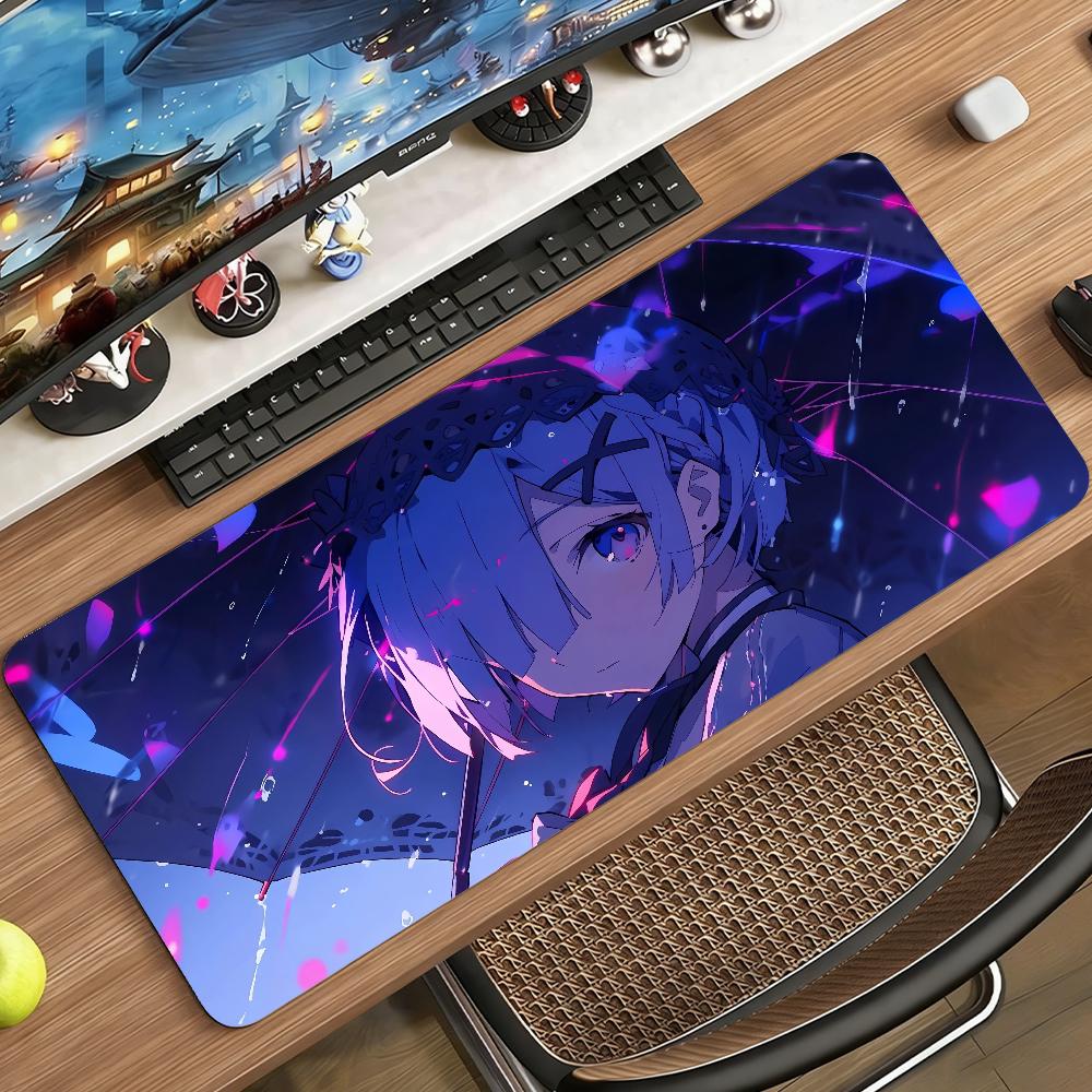 Anime R-Re Zero Rem Kaymaz Kauçuk Oyun Mouse Pad Denge Bilgisayar Matı Dekorasyon Masa Matı Dizüstü Bilgisayar Ofis Büyük