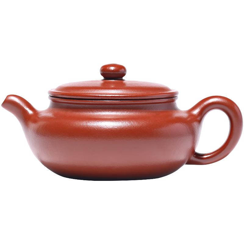 Bailiniyong Yixing Zisha Pure Handmade Cinnabar Clay Teapot