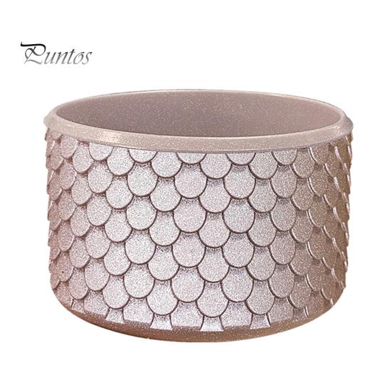 Reusable Silicone Bottle Boot Cup Boot, Fish Scale Pattern Decor, Soft Elastic Water Anti Scratch Accessory Protective Sleeve, Anti-Slip Bottom Cover