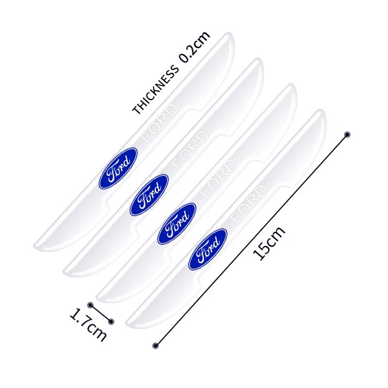Heißes Neues Transparenter Auto Tür Kollisionsschutz Stoßstangenleiste Aufkleber Für Ford Fiesta Mondeo Fusion Explorer Escape Shelby