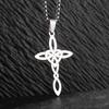 Stainless Steel Jewish Hebrew Tetragrammaton Wicca Pentagram Pendant Necklace Israeli Religious Amulet Jewelry