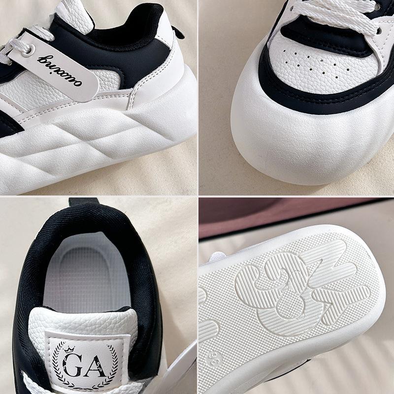 White Shoes for Women New Autumn Students All-Match Casual Ins Fashion Shoes Thick Bottom Fashion Sneakers