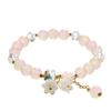 Elegant Crystal Butterfly Beaded Bracelet