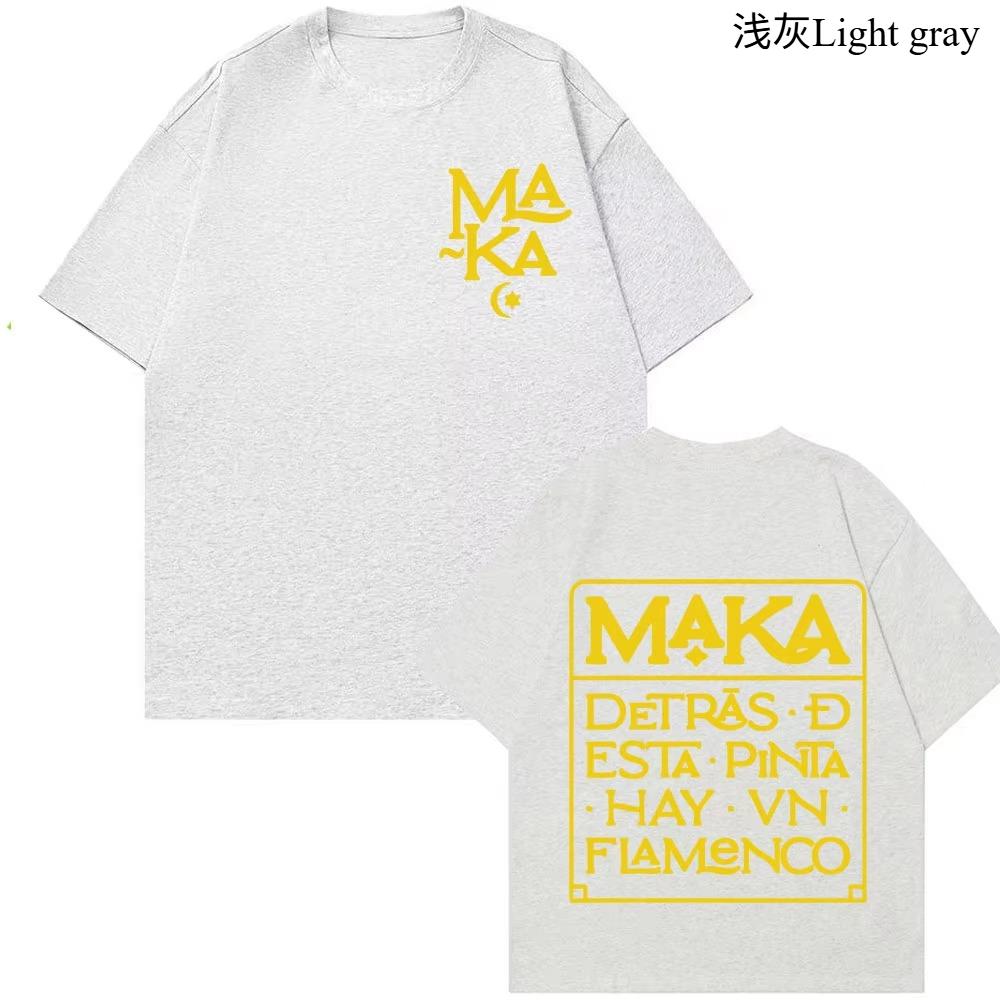 Rap Singer Maka Detras Desta Pinta Hay Vn FlaUnisexco Pattern Print 2026 Summer Unisexs Clothing Womens Fashionable Casual Tshirt