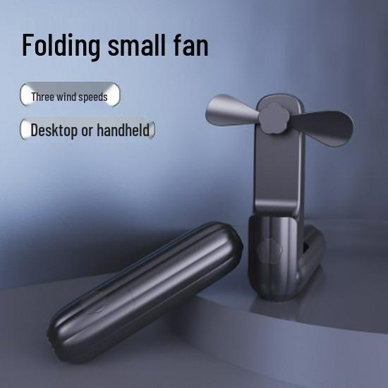 Portable Mini Handheld Folding Fan with USB Charging and Long Battery Life