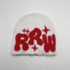 New imitation mink knitted jacquard hat, popular warm plush hat in Europe, America and autumn and winter