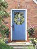Simulation Wreath Door Decoration Vintage Hydrangea Wreath Wall Hanging Welcome Wreath