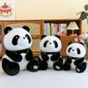 Plush Bear Panda Toy With Mahjong Backpack Stuffed Animal For Kids Pp Cotton