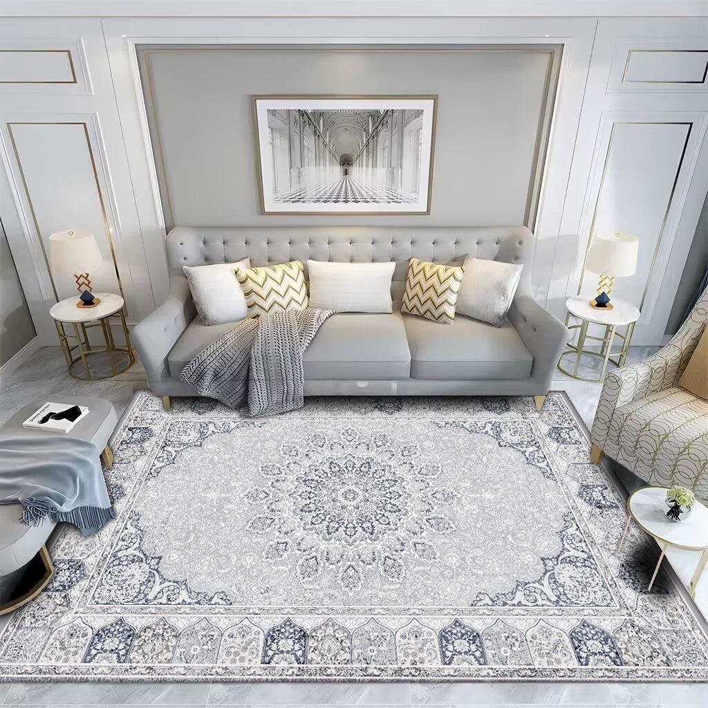 

Ковер в стиле ретро Европа Персия Гостиная Диван Спальня Кабинет Ванная Кухня Прихожая Коврик Противоскользящий Легкий Декор Коврик 40x60cm