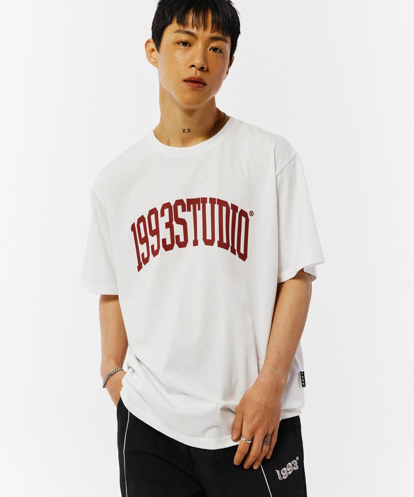 1993STUDIO Authentic Arch Logo T-Shirt_White