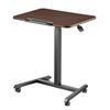 Standing Desk, Adjustable Height Mobile Stand Up Desk with Tilting Desktop, 650 x 480 mm Small Computer Sit Stand Rolling Workstation with 4 Casters,