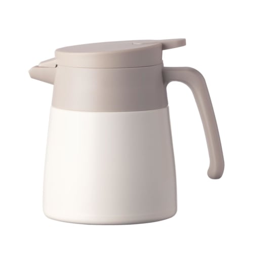 Atlas 800ml Vacuum Insulated Coffee Server, Tabletop, Insulated, Stainless Steel, Easy to Clean, Direct Drip, Unbreakable, Wide Mouth, Stylish Vanilla