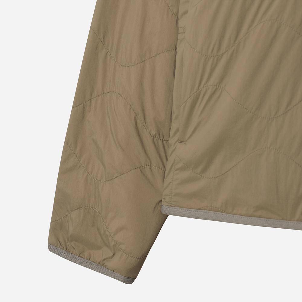 DOD Women'S) Riverwave Reversible Quilted Jacket (Dark Beige)
