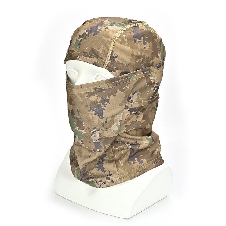 "Herren Camouflage Sonnenschutz Nacken- & Kopfbedeckung: Sommer Rad- & Angelmaske, Staubdichter Schal, Cooles Kopftuch"
