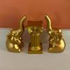 1 Paar Olifant Ornament Hars Beeldje met Omhoogstaande Slurven Decoratief Koppel Beeldje Huis Verjaardag Decor